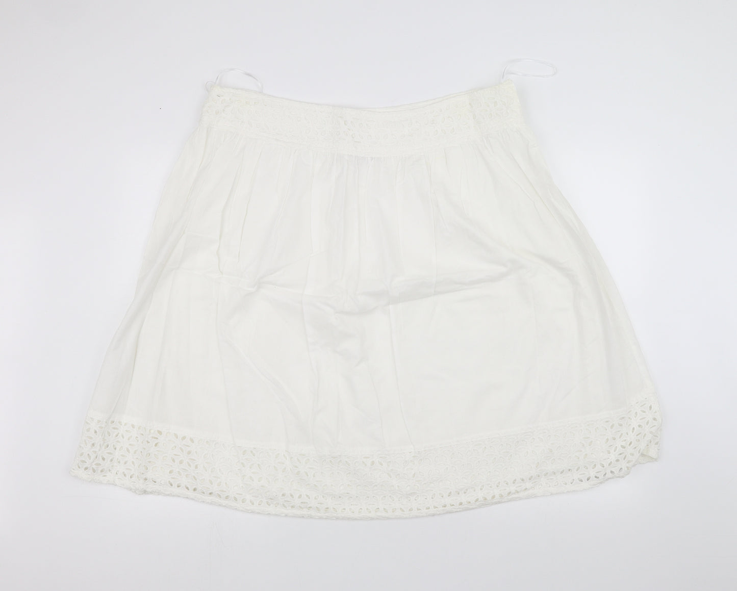 TU Womens White   A-Line Skirt Size 18