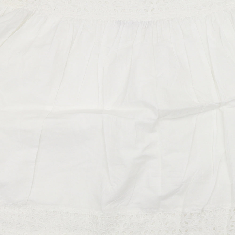 TU Womens White   A-Line Skirt Size 18