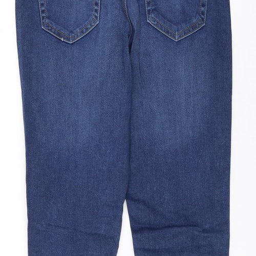 Denim & Co. Womens Blue   Straight Jeans Size 14 L29 in