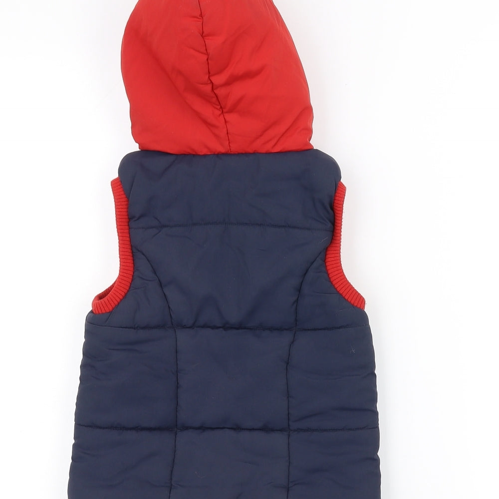 Spiderman Boys Blue   Gilet Coat Size 2-3 Years  - SpiderMan