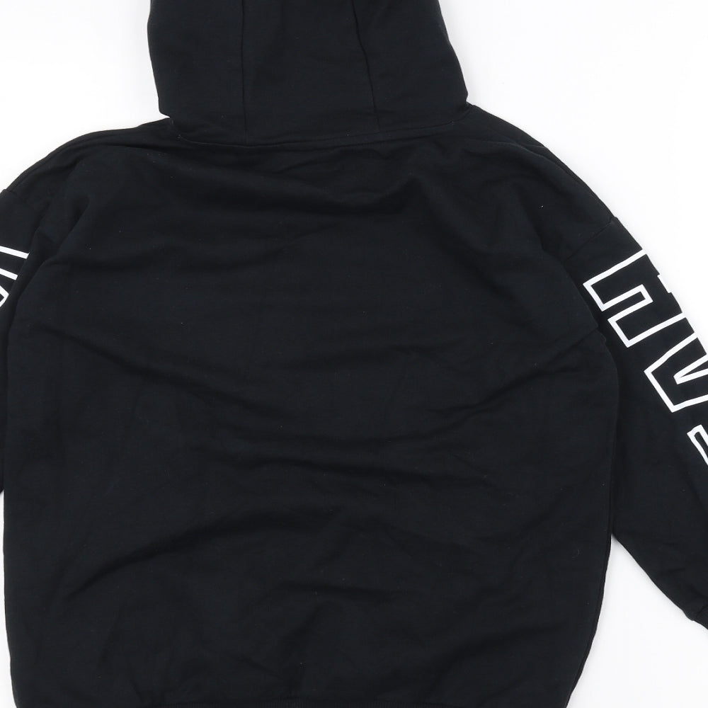 F&F Boys Black   Pullover Hoodie Size 7-8 Years