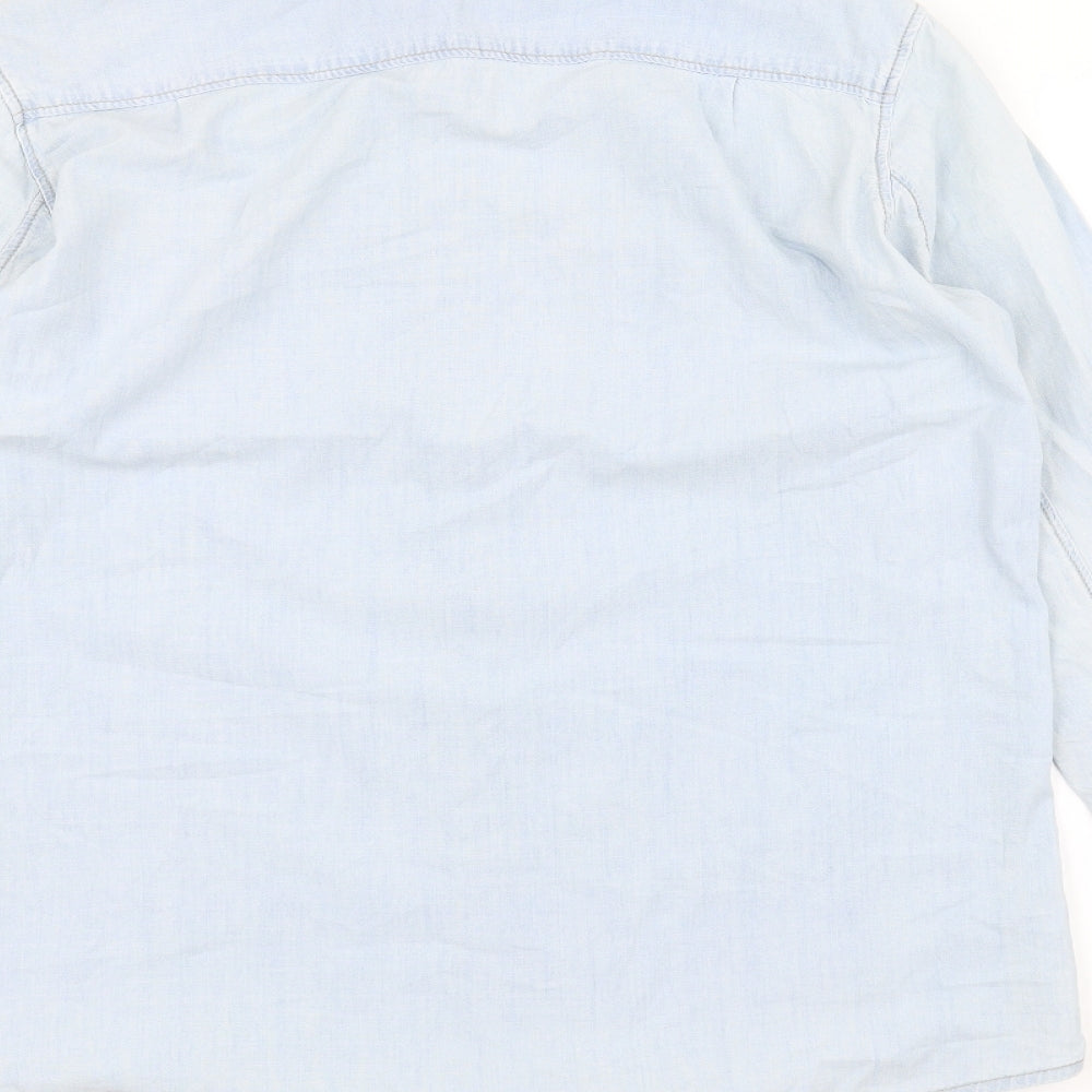 boyfriend Womens Blue  Denim Jacket  Size 8