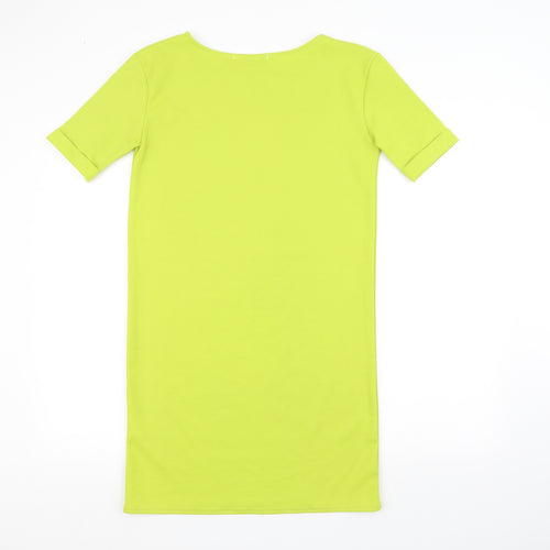 Boohoo Womens Green   T-Shirt Dress  Size 10