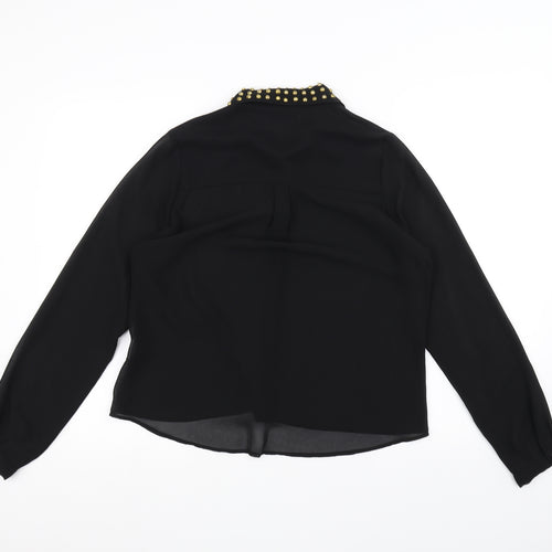 Be Beau Womens Black   Cardigan Jumper Size 10