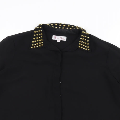 Be Beau Womens Black   Cardigan Jumper Size 10