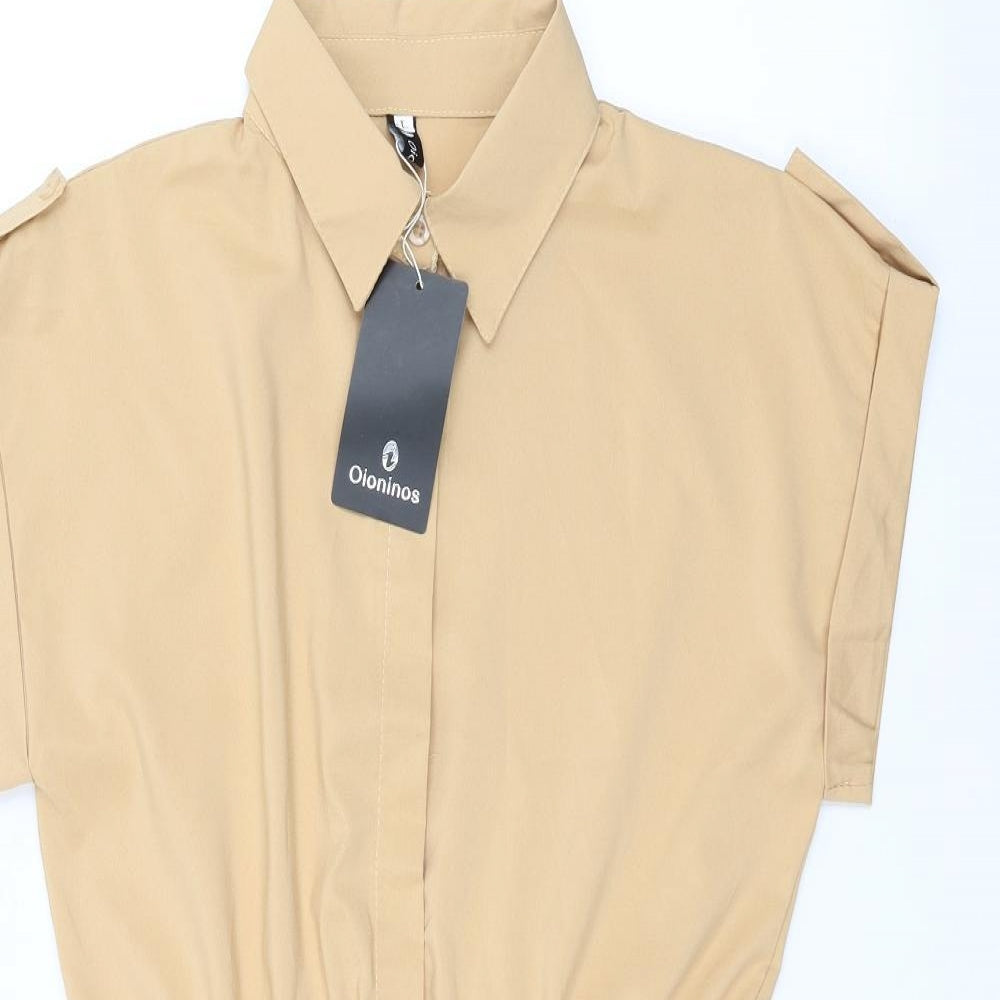 Oioninos Womens Brown   A-Line  Size L