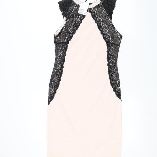 H&M Womens Pink   Pencil Dress  Size S