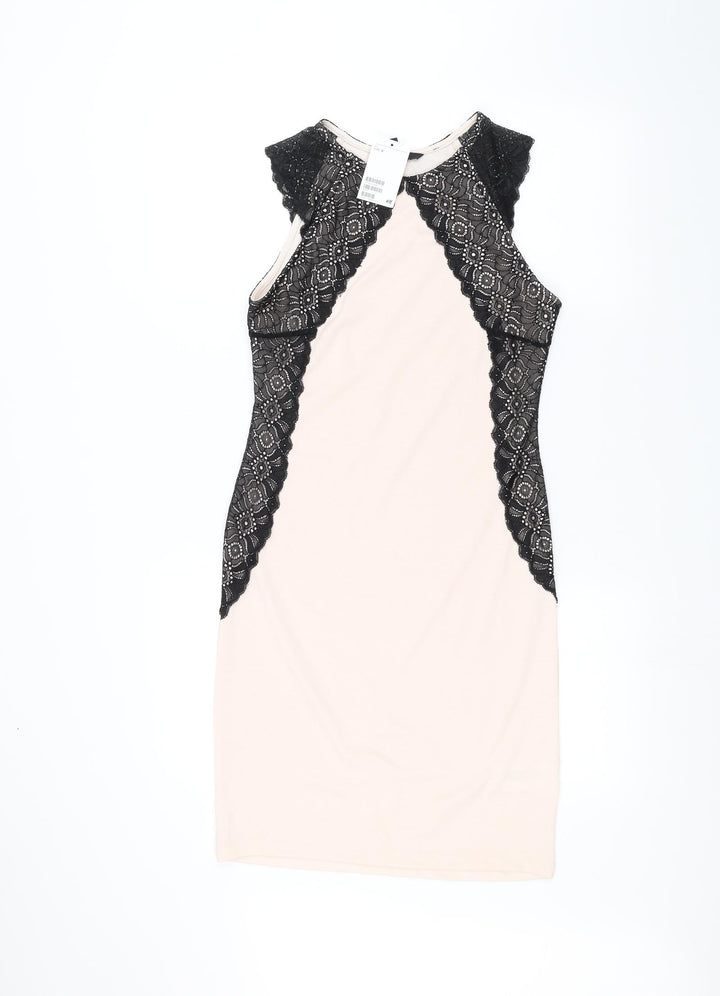 H&M Womens Pink   Pencil Dress  Size S