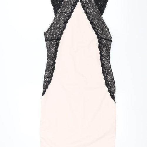 H&M Womens Pink   Pencil Dress  Size S