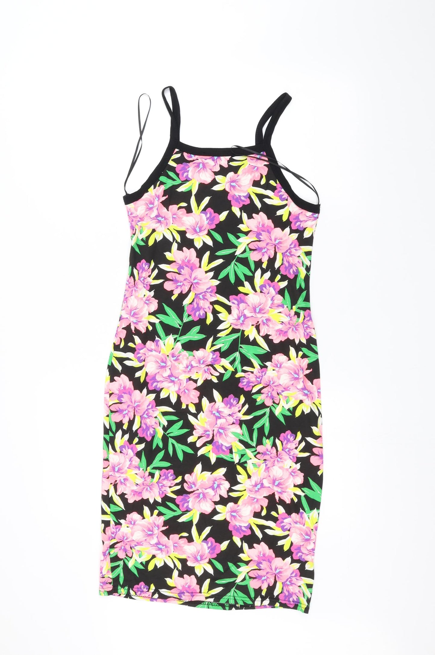 Select Womens Black Floral  Pencil Dress  Size 10