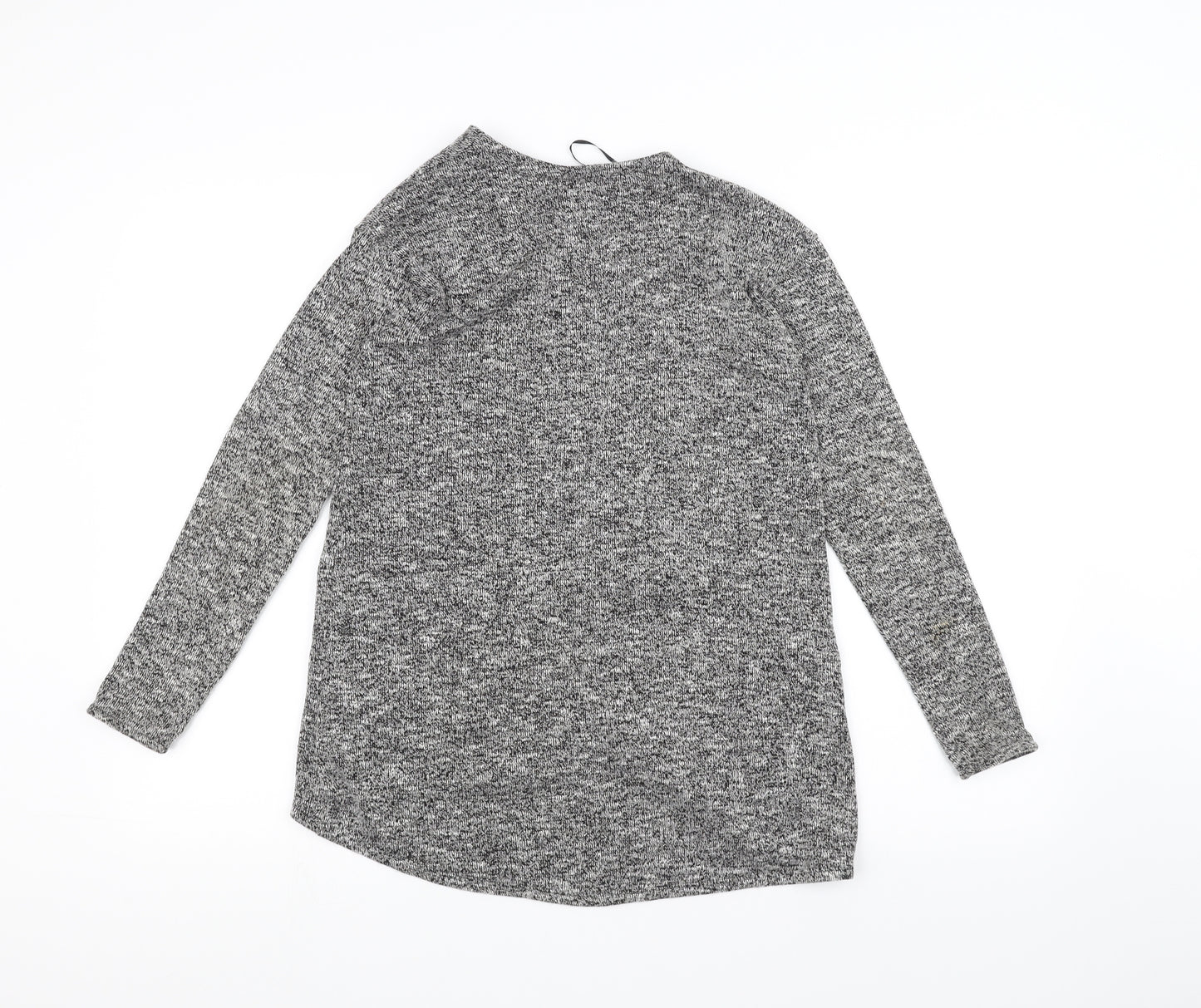 H&M Girls Grey   Cardigan Jumper Size 11-12 Years