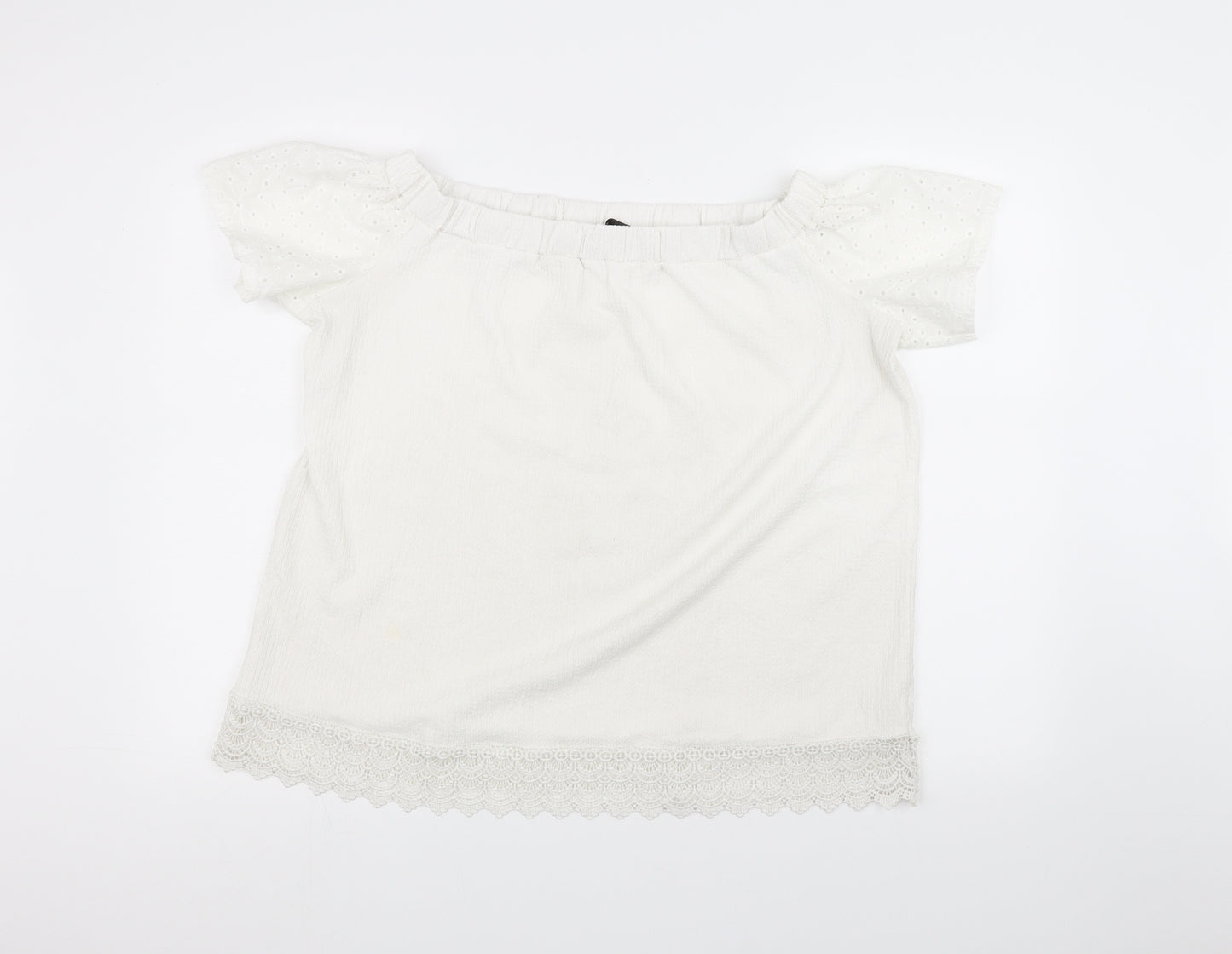 George Womens White   Basic T-Shirt Size 20