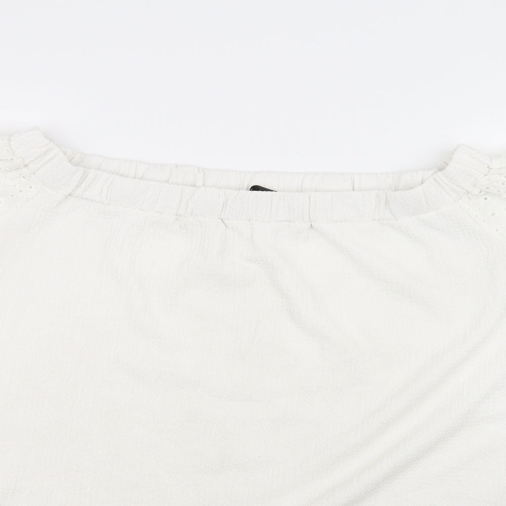 George Womens White   Basic T-Shirt Size 20