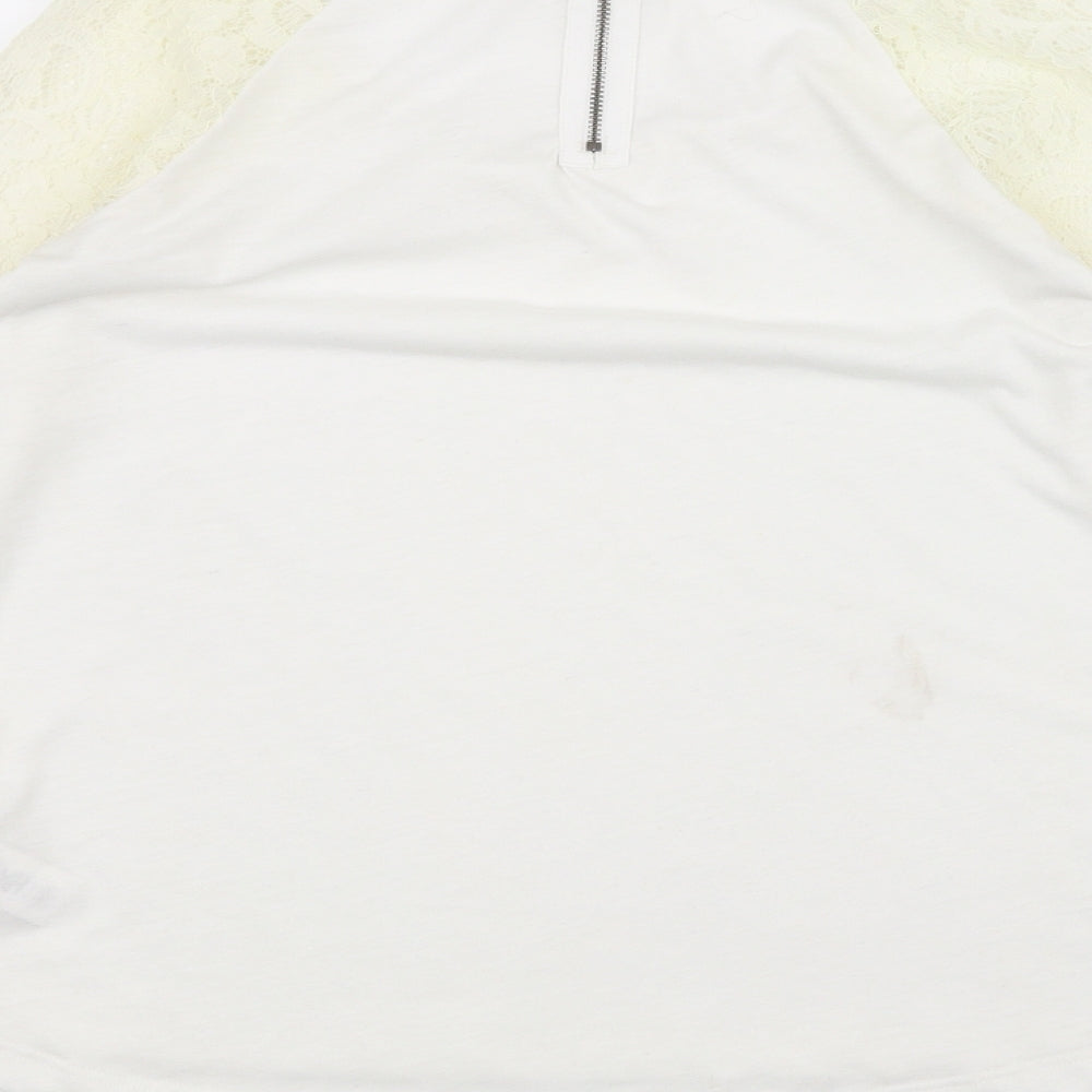 NEXT Womens White   Basic T-Shirt Size 8