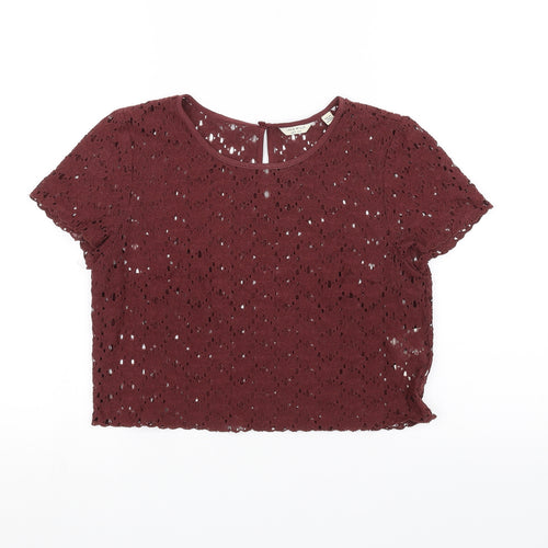 Jack Wills Womens Brown   Basic T-Shirt Size 8