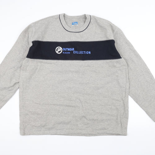 Club Sportif Mens Grey   Pullover Jumper Size 2XL