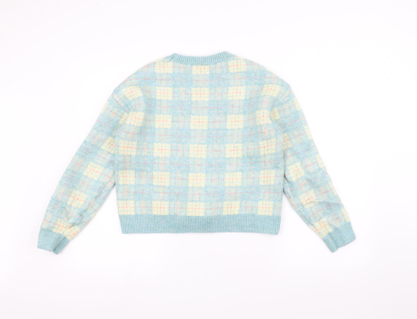 New Look Womens Blue  Knit Pullover Jumper Size M