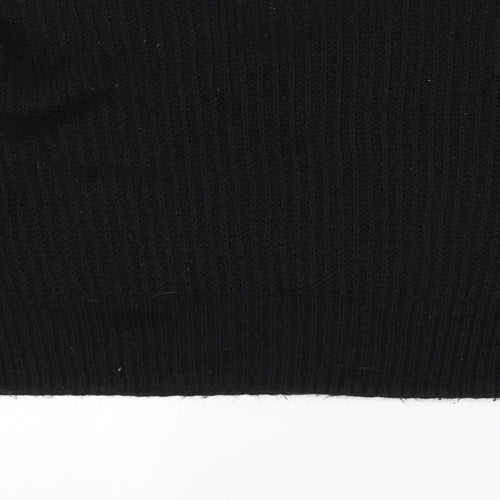 TU Womens Black  Knit Pullover Jumper Size 16