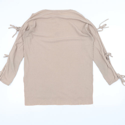 Boohoo Womens Brown   Pullover Jumper Size 14