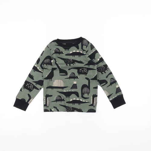 NEXT Boys Green   Basic T-Shirt Size 3-4 Years  - Dinosaur