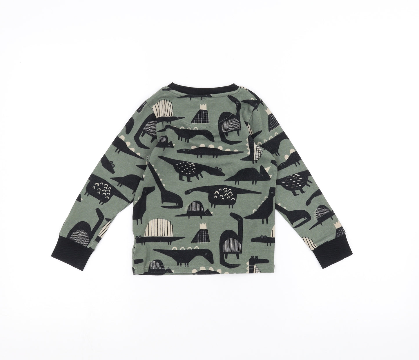 NEXT Boys Green   Basic T-Shirt Size 3-4 Years  - Dinosaur