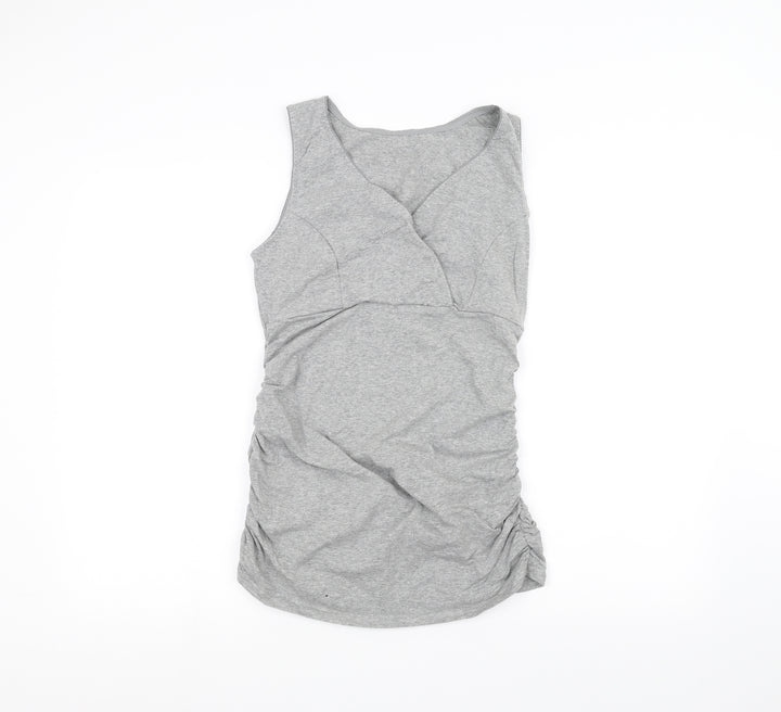 Preworn Womens Grey Pencil Dress Size M