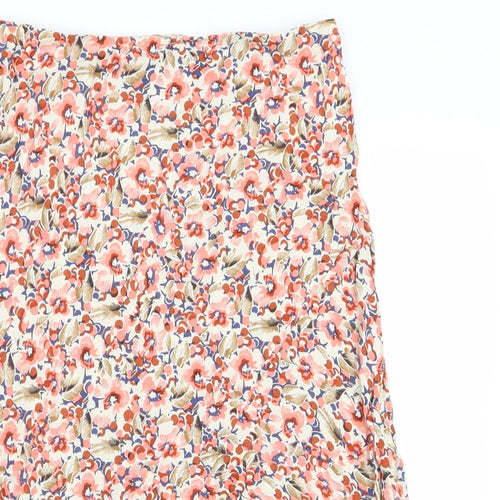 m&s Womens Pink Floral  A-Line Set Size 12