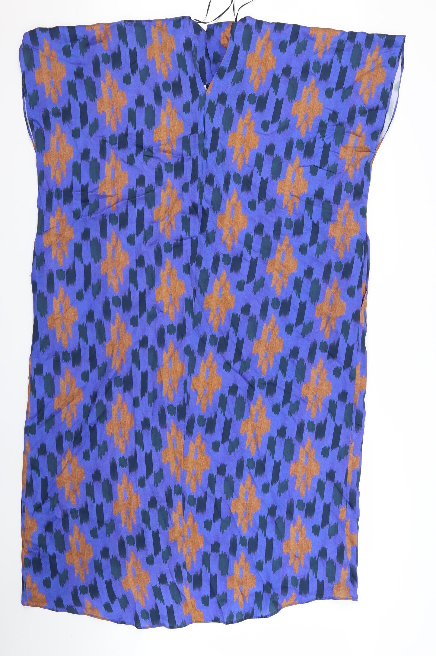 Xara Womens Blue Animal Print  Shirt Dress  Size 24