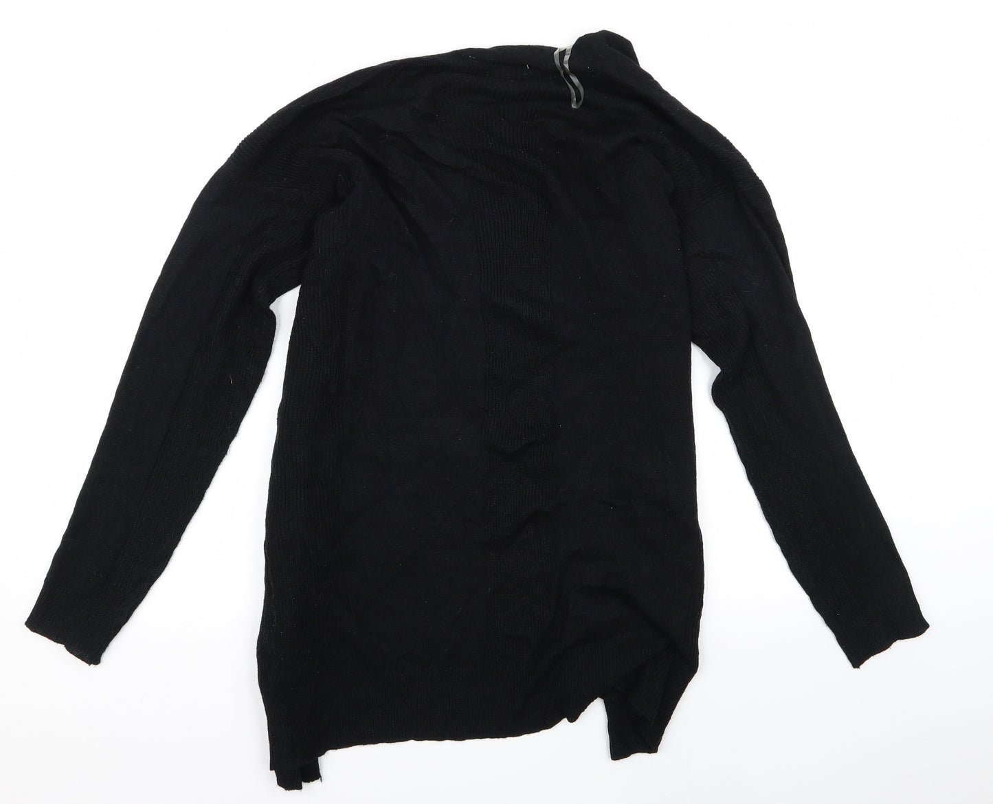 Select Womens Black  Rayon Cardigan Jumper Size 14