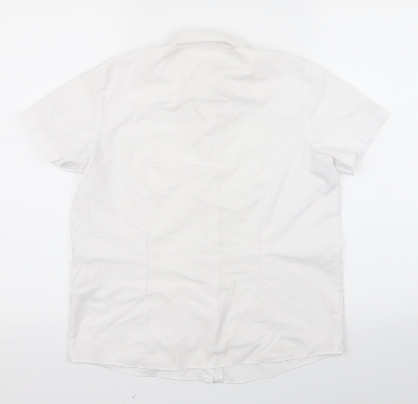 gerge Girls White   Basic Button-Up Size 12 Years