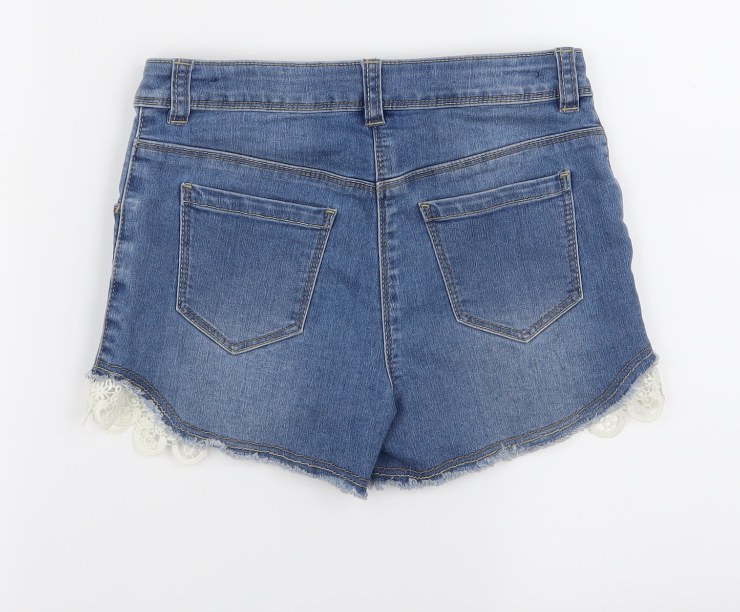 preqorn Girls Blue   Hot Pants Shorts Size 8 Years