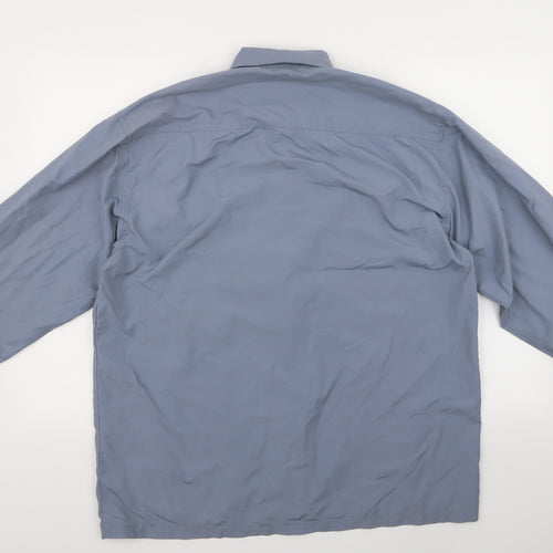 edge Mens Blue    Button-Up Size XL