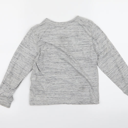 H&M Boys Grey Striped  Basic T-Shirt Size 4 Years