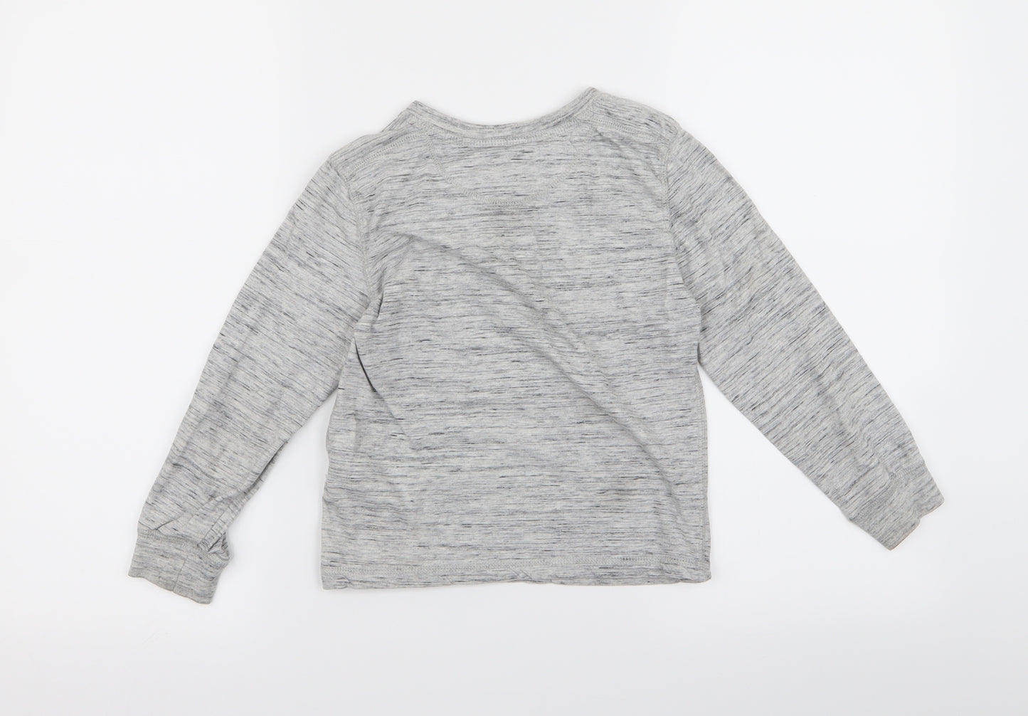 H&M Boys Grey Striped  Basic T-Shirt Size 4 Years
