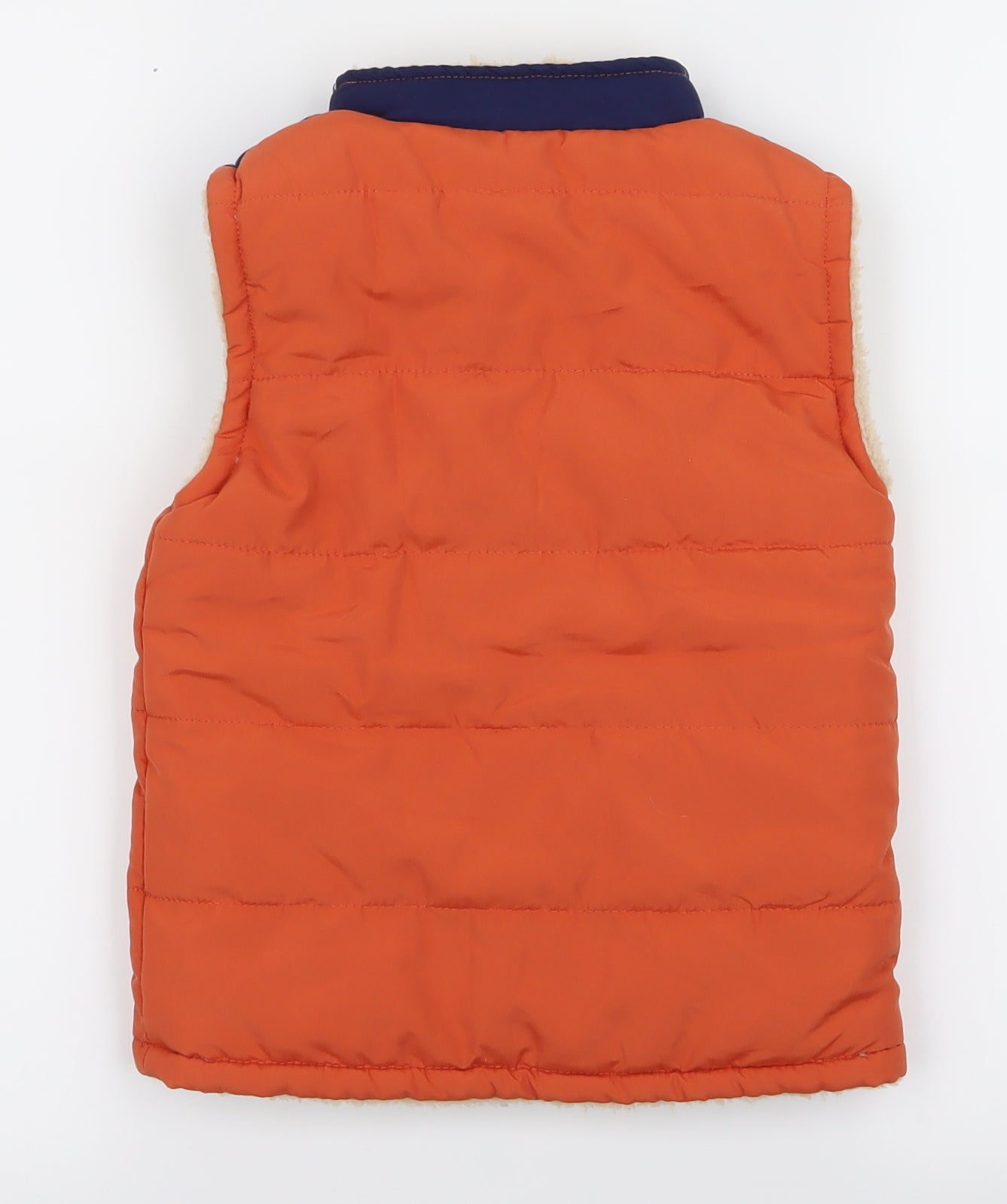 Preworn Boys Blue   Gilet Coat Size 5 Years