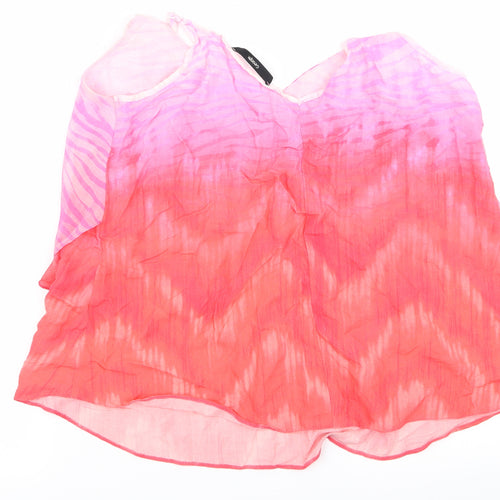 george  Womens Pink   Cropped Blouse Size M