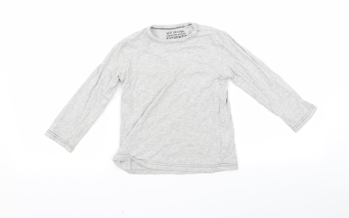 NEXT Boys Grey  Rayon Basic T-Shirt Size 4 Years