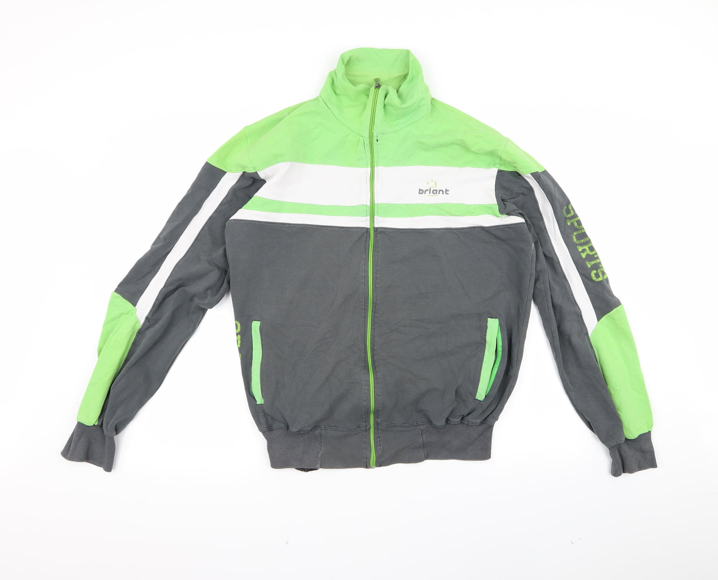 Preworn Mens Green   Windbreaker Coat Size M