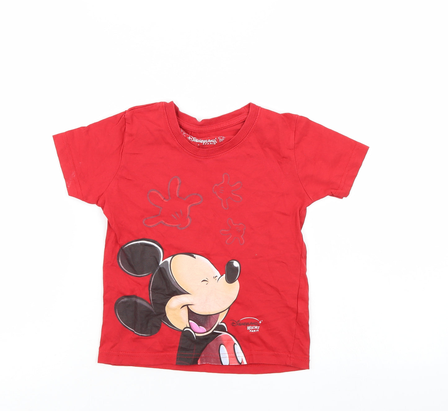 Disney Boys Red    Polo Size 4 Years  - Disney