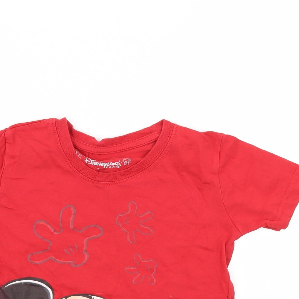 Disney Boys Red    Polo Size 4 Years  - Disney