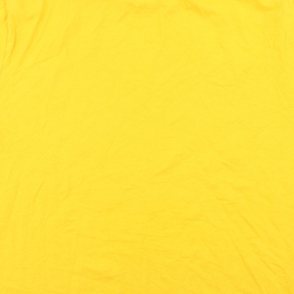 Primark Mens Yellow    T-Shirt Size XL