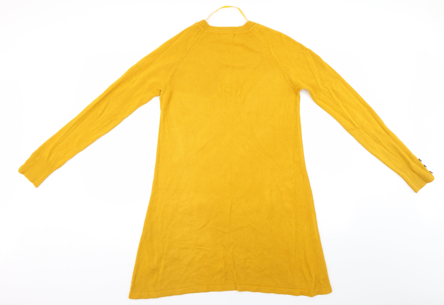 Primark Womens Yellow   Jumper Dress  Size XS