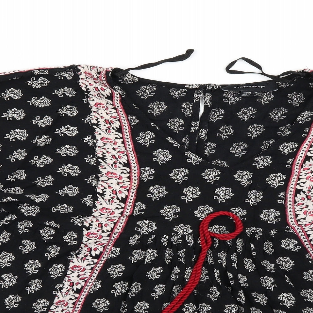 Atmosphere Womens Multicoloured Floral  Tunic Blouse Size 10