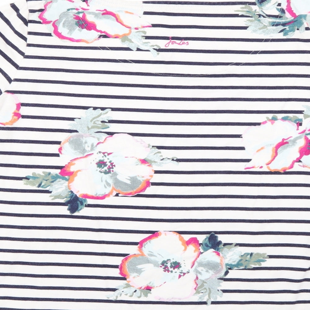 Joules Womens Multicoloured Floral  Pullover Sweatshirt Size 12