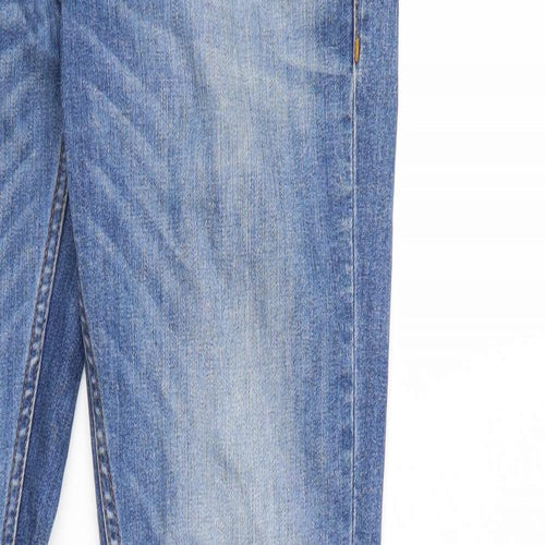 River Island Mens Blue  Denim Straight Jeans Size 28 L34 in