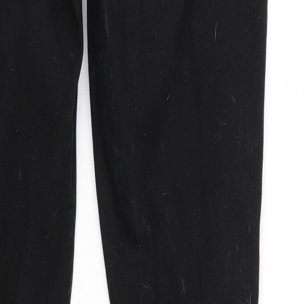 River Island Mens Black  Denim Straight Jeans Size 30 L32 in