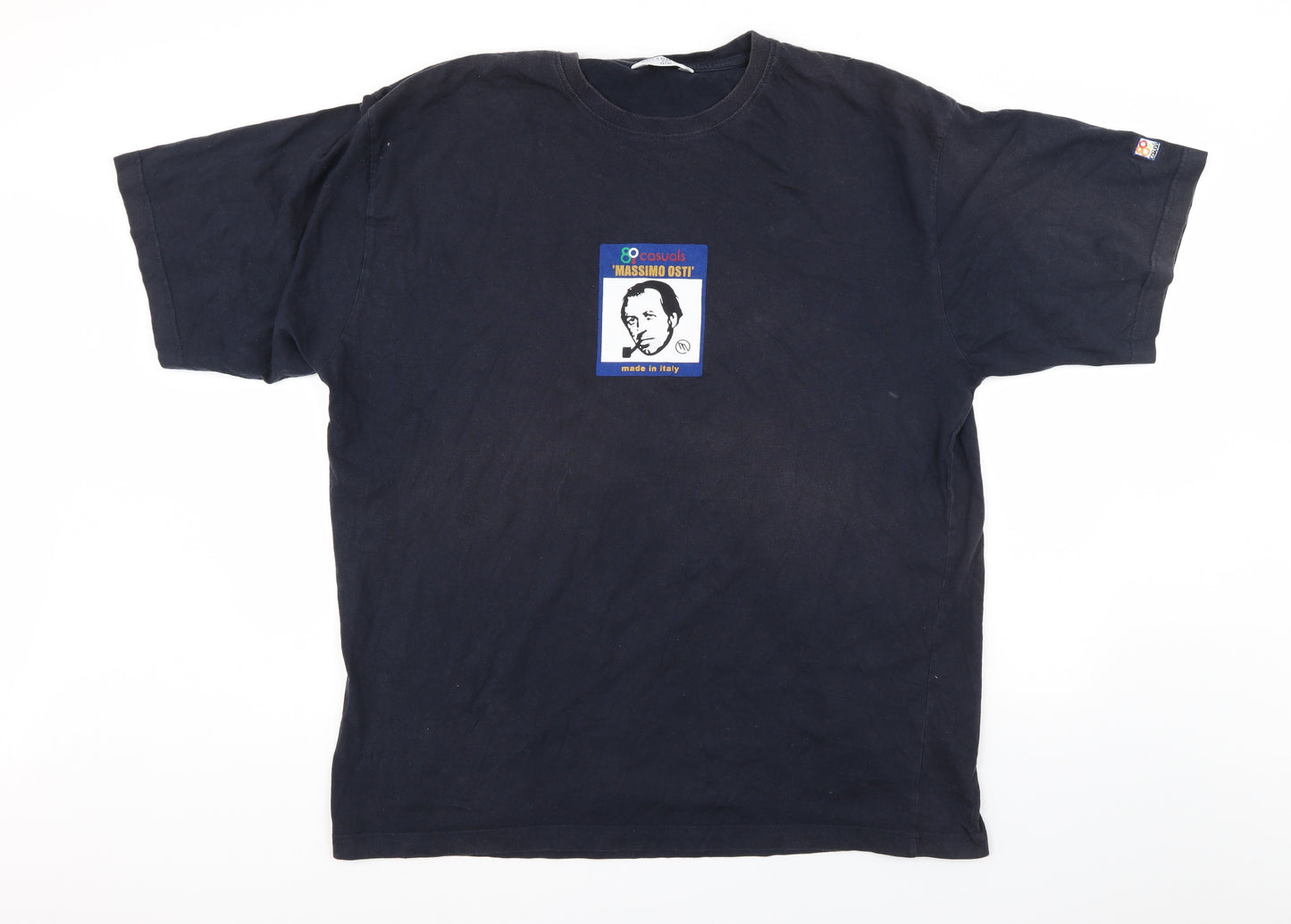 Kustom Kit Mens Blue    T-Shirt Size 2XL