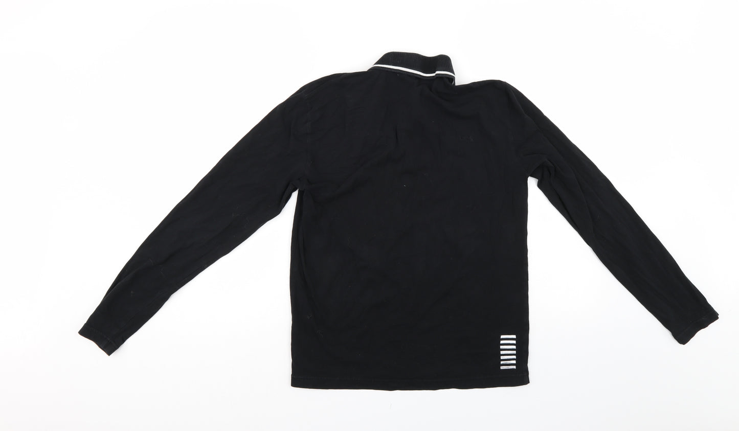 Emporio Armani Ea7 Mens Black    Polo Size S