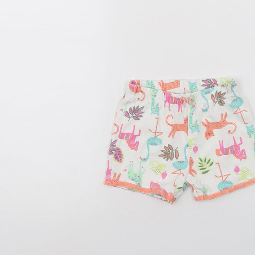 Nutmeg Baby Multicoloured Floral  Cropped Trousers Size 9-12 Months  - shorts