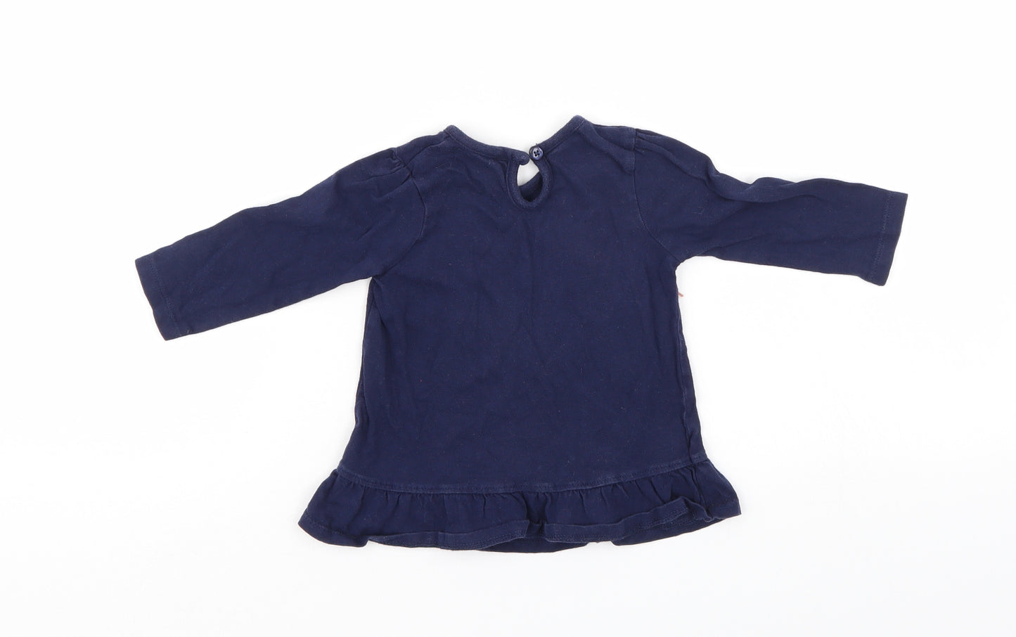 George Girls Blue   Pullover Jumper Size 6-9 Months